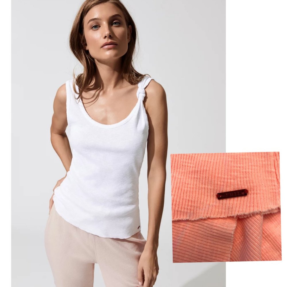n:philanthropy Felicity Tank in Neon Coral